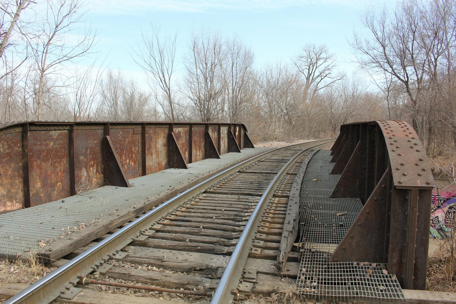 Looking east